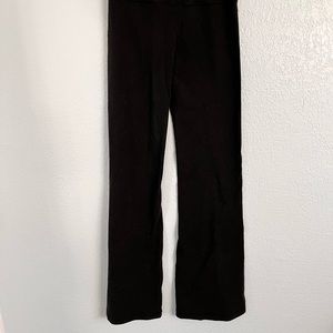 Lululemon Black Low-rise Yoga Pants/Flared Leggings